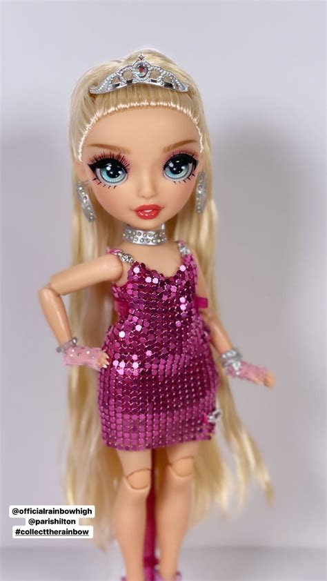 paris hilton dolls|paris hilton rainbow high doll.